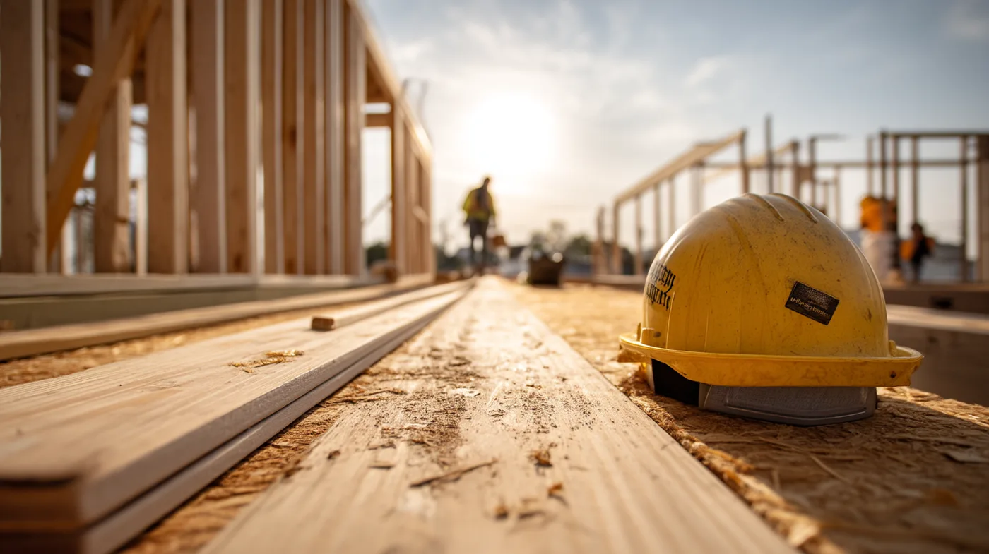 Home addition framing during construction planning